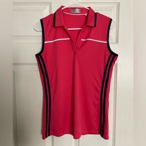 Callaway Women's Pink and Black Sleeveless Tank Top Size Small Opti-Dri